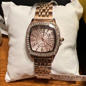 Invicta Rose Gold Wildflower Watch with Sparkling Bezel